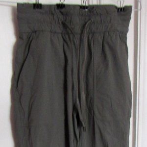 LULULEMON Dance Studio Pants, Dark Olive, Pockets, 25” Inseam Size 0